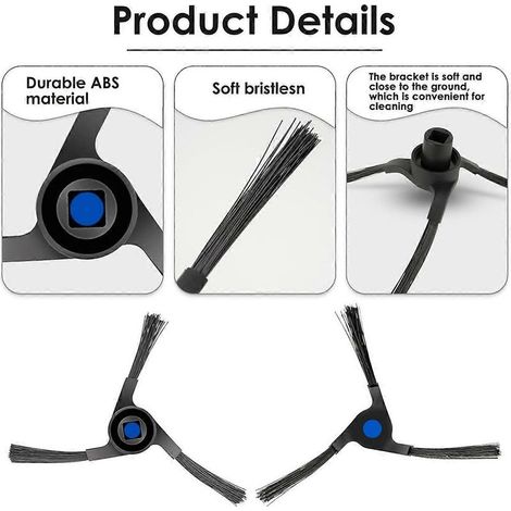 Ersatzteile für Seitenbürsten, kompatibel mit X2 Omni / X2 Pro / X2, Ersatzzubehör für Saugroboter (1/5)
