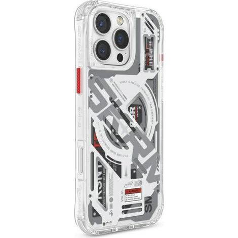 Funda de carga magnética Skinarma Ekho para iPhone 16 Pro de 6.3 pulgadas, transparente/transparente (1/5)