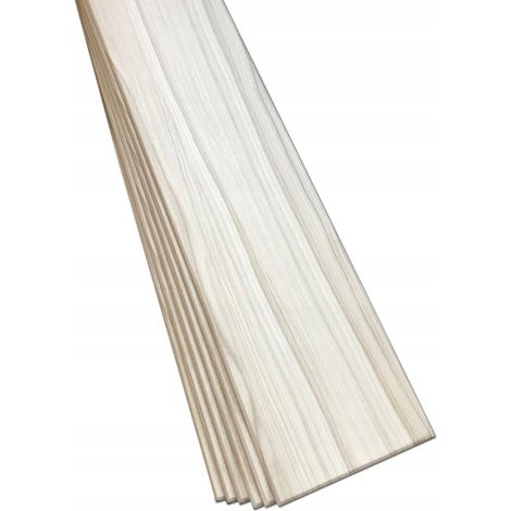 Verdico Panneaux plafonniers P-12 effet bois noyer 100×16,7 cm – Dalles décoratives légères en polystyrène, isolation thermique et acoustique, 1 pièces