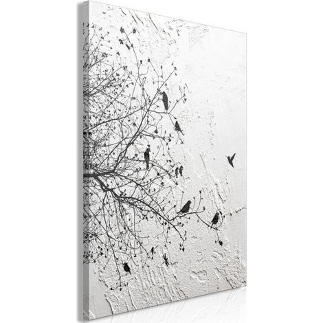Tableau Imprimé "Birds on Tree" 80 x 120 cm (1/2)
