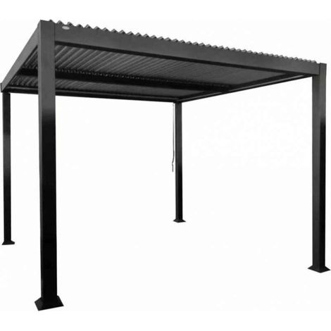 PERGOLE BIOCLIMATICHE ANTRACITE MISURA 3X3 OPPURE 3X4 H.2.4 MT