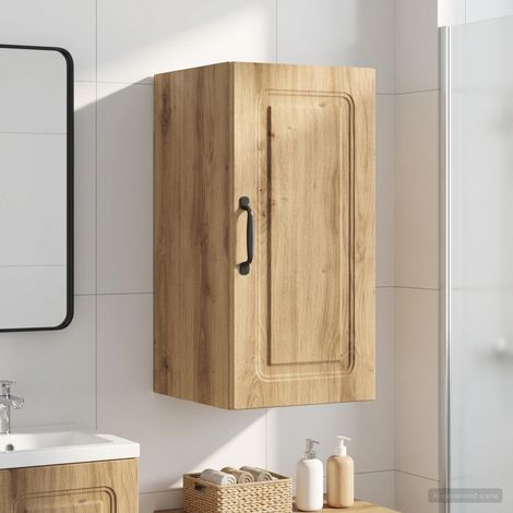 vidaXL Armario de pared para baño UTRECHT Roble artisan (1/5)