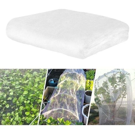 Filet Anti Insecte, 2.5 x 6 M Filet de Protection Anti-Insectes, Filet Anti Insecte Potager, Maille Fine Anti-Insecte en Maille, Filets pour Jardin, Filet Anti-Insectes pour légumes (1/4)