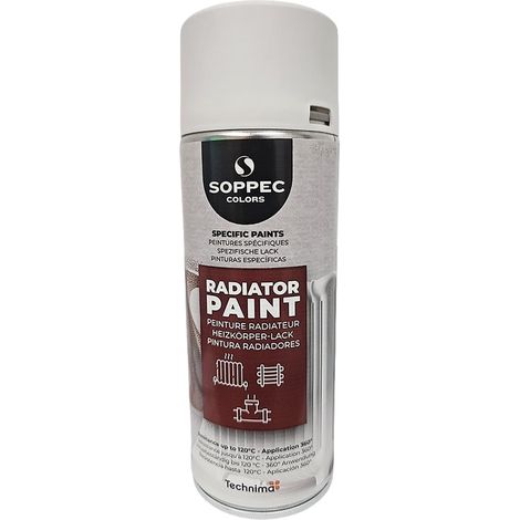 Bombe peinture pour radiateur blanc mat - 400ml (1/3)