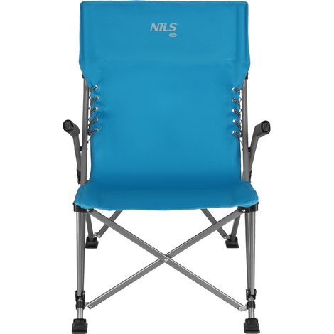 Silla de Turismo Plegable, Azul, Compacta y Portátil