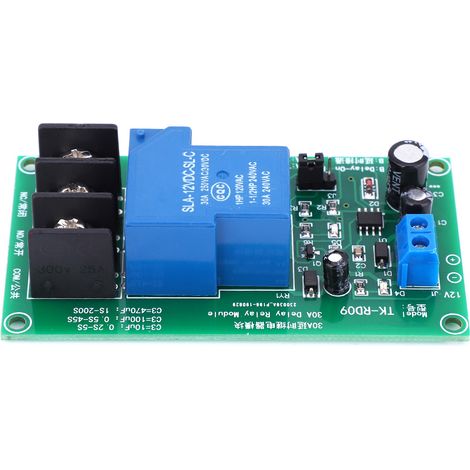 Module de relais temporisé haute précision NO/NC, alimentation électrique 200 s DC 12 V (1/5)