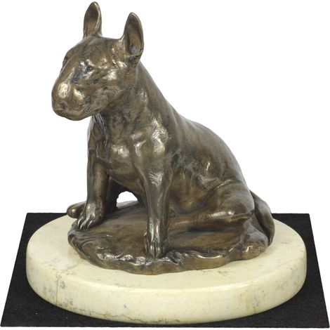 Bull Terrier, Bull Terrier III - estatuilla de perro, figura de silueta de perro, trofeo para una exposición canina de Art-Dog (1/5)