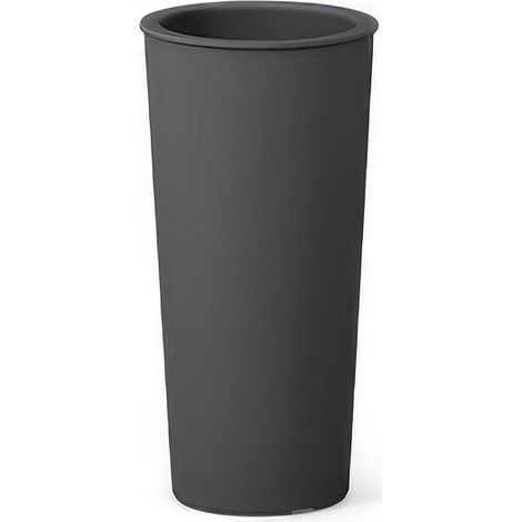 CACHEPOT SATURNO D 40XH85CM 19L ANTRACITE