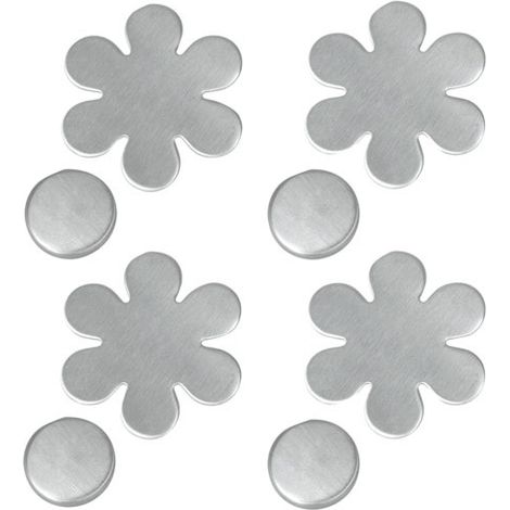 METALTEX - MAGNÉTIQUES POUR NAPPE - 4 PIÈCES, ARGENT - MODÈLE ALÉATOIRE 254518 (1/2)