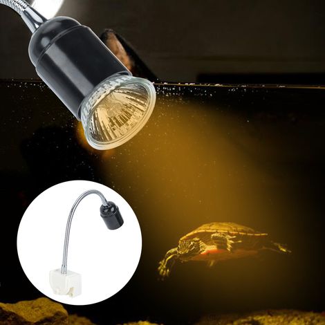 Support de lampe chauffante UVB rotatif à spectre complet, support de lampe tortue solaire (1/5)