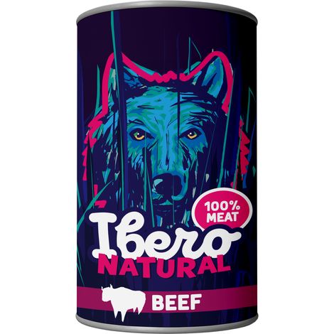 Ibero Natural Adult Hundefutter mit Rindfleisch - 400 g