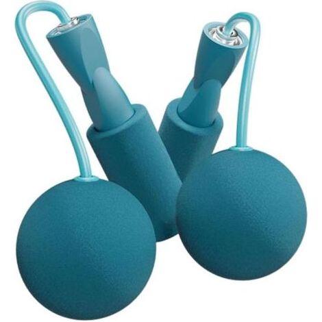 Corde à sauter sans fil lestée pour le fitness Appareil d'entraînement aérobique portable pour la maison, corde à sauter, accessoire de fitness pour femmes, hommes et adultes, brûle-graisses, 6 cm (1/5)