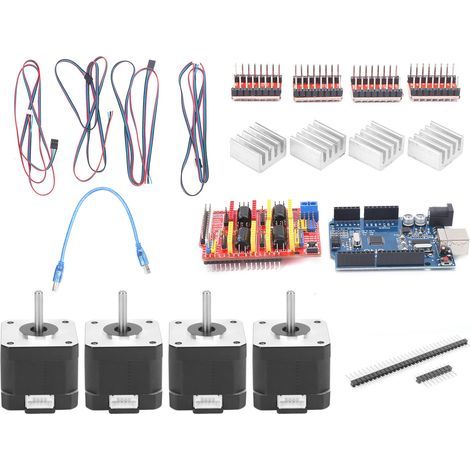 KIMISS A4988 Stepper Motor Driver Set for CNC and 3D Printers - Complete R3 Kit with Accessories for Reliable Performance (1/5)