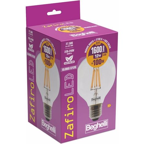56447 Lampada Led Beghelli Zafiro a Globo G120 12W (1/2)
