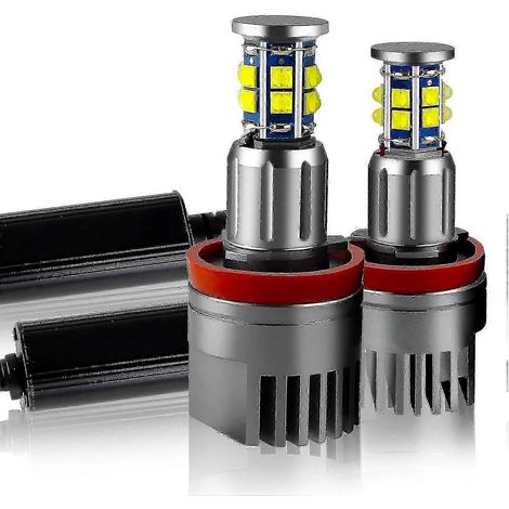 2 ampoules LED H8 Canbus 120 W sans erreur avec feux de position Angel Eyes pour phares de BMW Série 7 F01/F02 740i, 740li, 750i, 750li, 760 (2009-2012) (1/4)