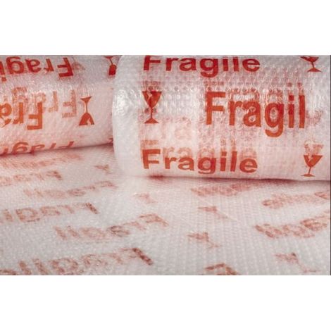 Plastico Burbuja 40gr/M2 Transp. 'Fragil' 1.2x10m. FUN&GO