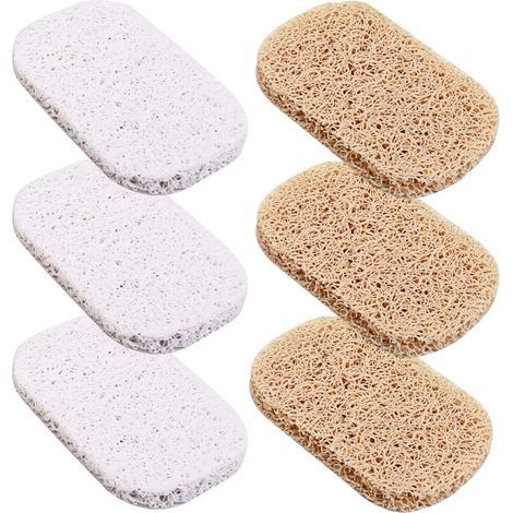 6-piece soap saver set, eco-friendly soap dish, recyclable non-slip soap holder (1/5)