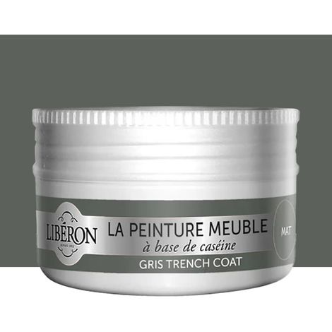 Peinture meuble à base de Caséine LIBERON Gris Trench coat 0,075 L (1/4)