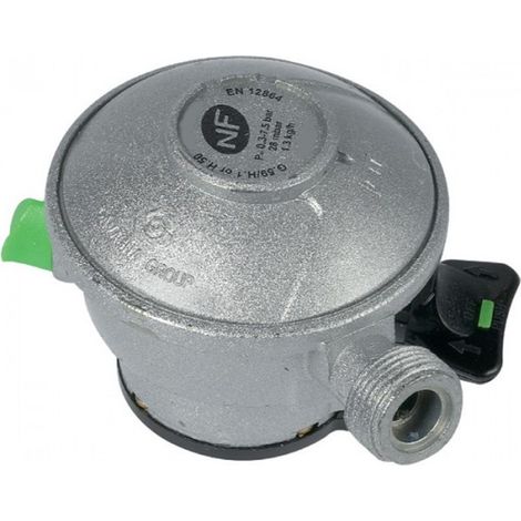 Kemper – Détendeur gaz propane Quick-On 20mm – Pression nominale 37mbar – Sécurité STOP GAZ – Pour appareils de cuisson et chauffage