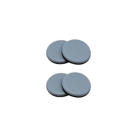 4 Pièces Patins pour Meubles en PTFE, 50 mm Patin Glisseur pour Meuble Lourd, Patin Teflon pour Déplacer Facilement Les Meubles Lourds - Protège Les Sols des Rayures (1/5)