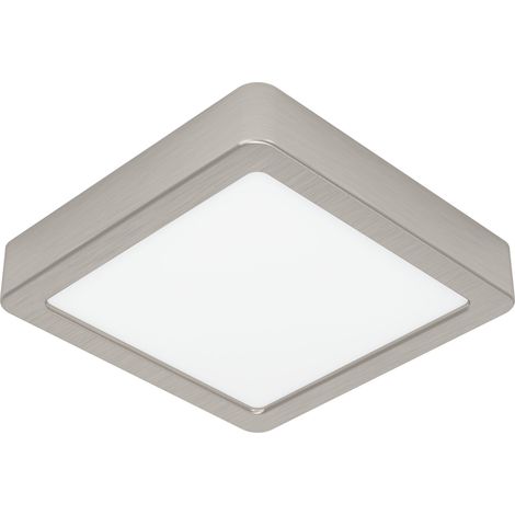 Plafonnier LED Fueva 6, lampe de plafond carrée, éclairage de bureau (1/5)