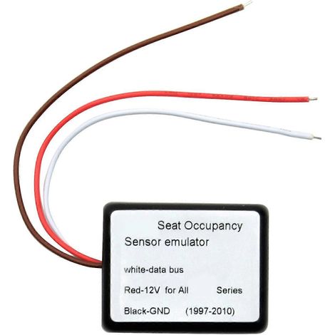 Émulateur de capteur d'airbag de contournement du tapis de présence du siège passager pour BMW E31, E36, E38 et E39 (1/5)