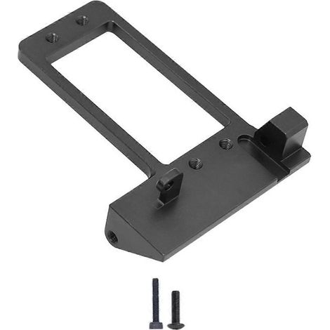 Vorderachs-BAT-Servohalterung für 1/10 RC Crawler Car F9 DIY schwarz--