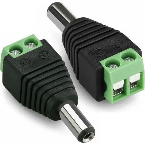 Toma CCTV 5,5 mm / 2,1 mm / Macho
