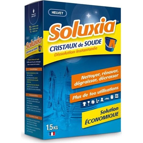 Lessive De Soude Cristaux De Soude Soluxia, Etui 1,5 Kg (1/2)