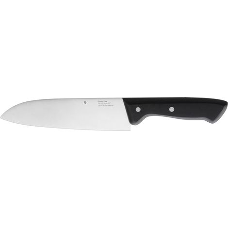 Couteau Santoku Classic Line Longueur 31,5 cm Longueur de la Lame 18 cm Lame en Acier spécial Poignée en Plastique