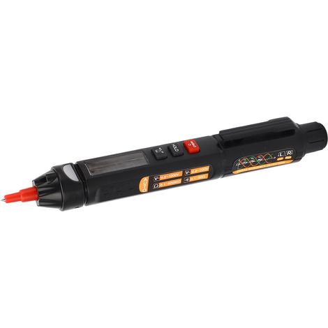 Multimètre numérique numérique Type Stylo Testeur Tension AC DC Capacité Température Voltmètre Sans Contact Capteur Voix (1/5)