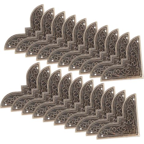 20 protège-coins décoratifs - style vintage - pour coffrets (1/5)