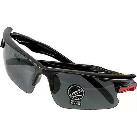 Lunettes de conduite de nuit avec vision nocturne - Lunettes de protection anti-éblouissement noires (1/5)
