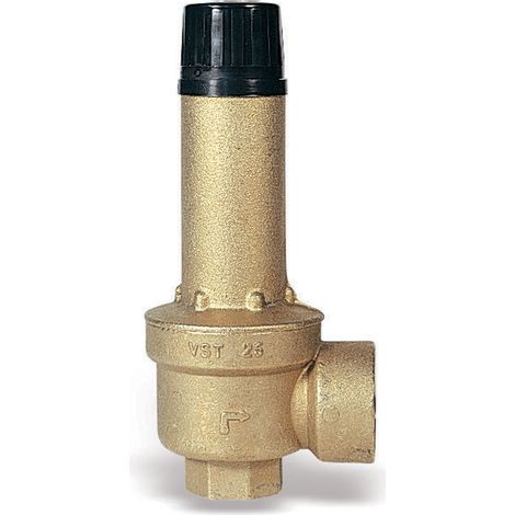 VALVOLA DI SICUREZZA A MEMBRANA OMOLOGATA INAIL FEMMINA/FEMMINA MODELLO VST - 1/2X1 - 3 BAR  - WAT