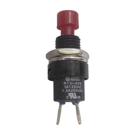 BOUTON POUSSOIR À PRESSION TRU COMPONENTS TC-R13-509A-05RT 1587747 250 V/AC 1.5 A 1 X OFF/(ON) À RAPPEL 1 PC(S)