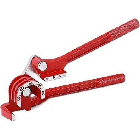 Cintreuse manuelle 3 en 1 pour tubes en cuivre et conduites de frein, diamètre 6-8-10 mm, 180 degrés, rouge (1/4)