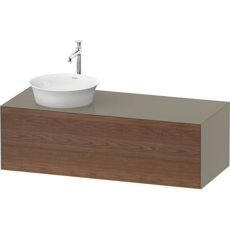 Duravit Tulip blanco, mueble de pared, ancho 1300 x fondo 550mm, (1/2)