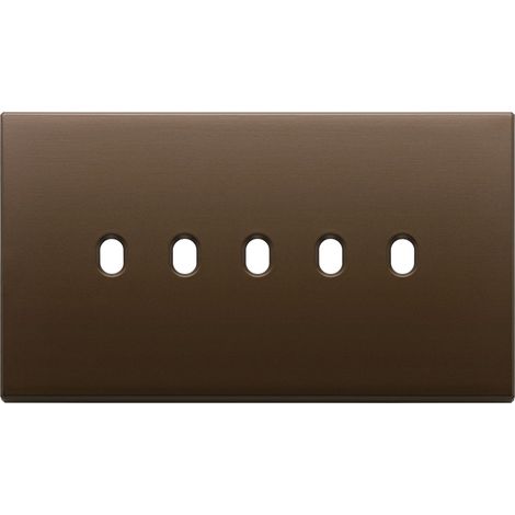 VIMAR - 22679.5.12 Placca 5Mx5 BS Vintage bronzo scuro sp.