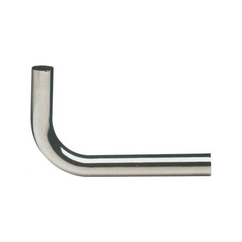 CANOTTO CR CURVO 90 ° OTTONE CROMATO MM 30 CM 15X25