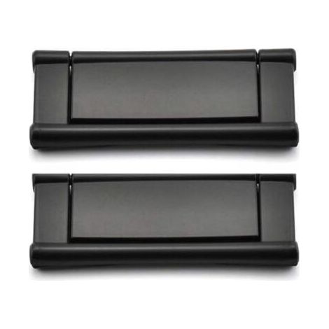 Poignee de Meuble Cuisine, 64mm Poignées Invisibles pour Armoires de Cuisine, Tiroirs - Alliage de Zinc - Noir Mat - 2 pcs (1/5)