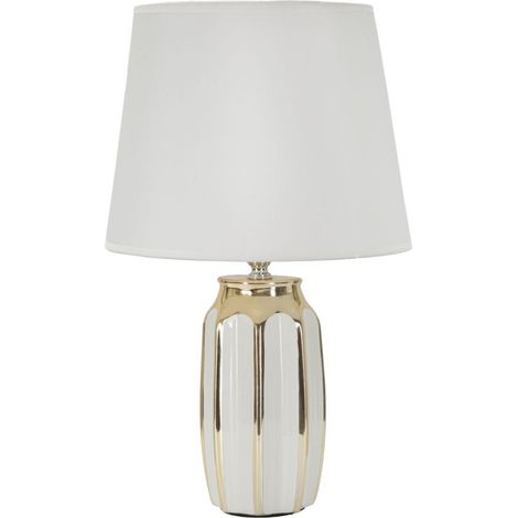 Lampe mit Keramiksockel, TAVOLO, Ø 25 cm