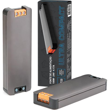 2 Pièces Bloc D'alimentation LED 230V à 24V 100W Transformateur Découpage DC 24V 4,17 A Transformateur Compact Extrêmement Fin Tension Constante Basse Tension (1/5)