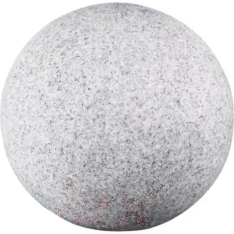 lampada da giardino decorativa finta pietra granito 200 mm E27 (1/8)