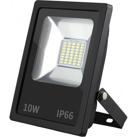 FAB 147380109 Projecteur Led Dacita 10w 6500k Smd Noir 900lm 120º Ip66 13,5x11,5x4 Cm
