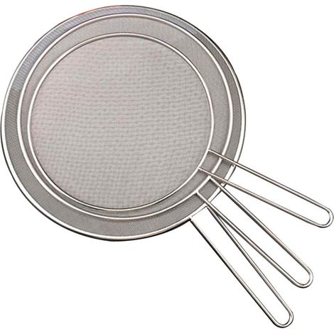 Couvercle Anti-projection - Acier Inoxydable - Pour Cuisinière - 25 cm 29 cm 33 cm - Lot de 3 (1/5)