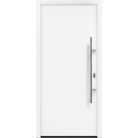Hörmann Ecostar Haustür "ISOPRO IP 010", verkehrsweiß (RAL 9016), 110 x 210 cm (B x H), DIN Rechts