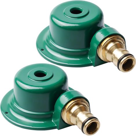 Lawn Sprinkler Metal Lawn Irrigation System 360° Circular Sprinkler for Small and Medium Areas 2 Pack (1/5)