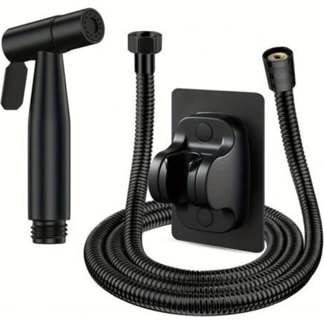 Douchette WC en Acier Inoxydable 304 – Pistolet à Eau Haute Pression avec Robinet (1/2)