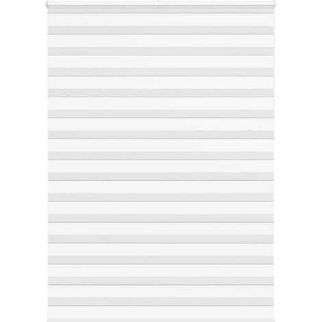 Doppelrollo Weiß 165x230 cm Stoffbreite 160,9 cm Polyester