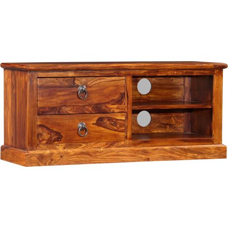 TV-Schrank Massivholz Akazie 90x30x40 cm